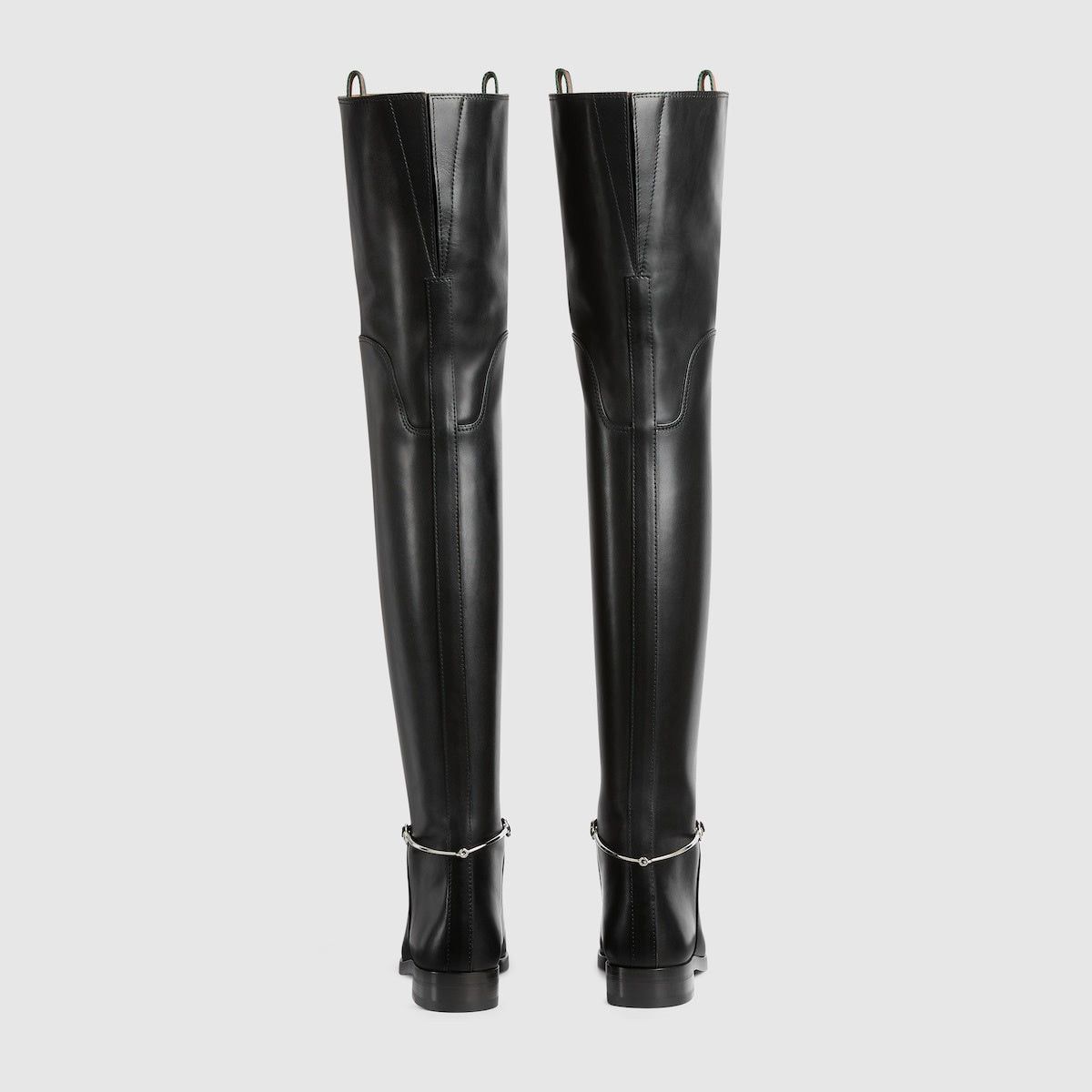 Gucci Gucci Slim Horsebit Knee High Boots SIZE 40.5 Size ONE SIZE - 3 Thumbnail