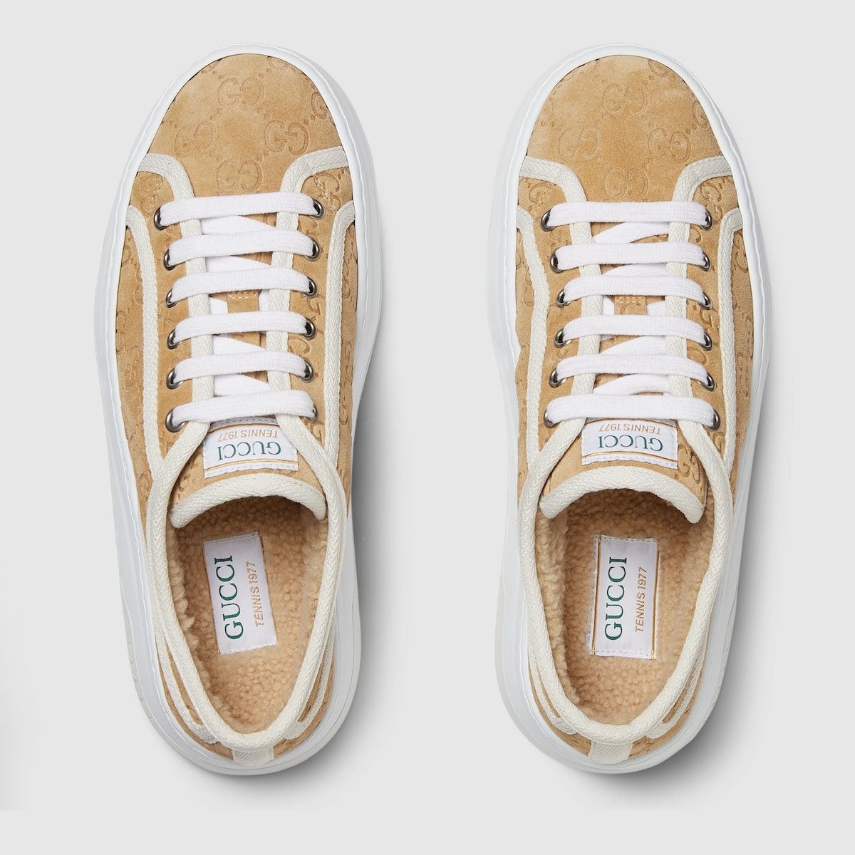 Gucci Gucci Tennis 1977 Wool Sneakers SIZE 37 Size ONE SIZE - 3 Thumbnail