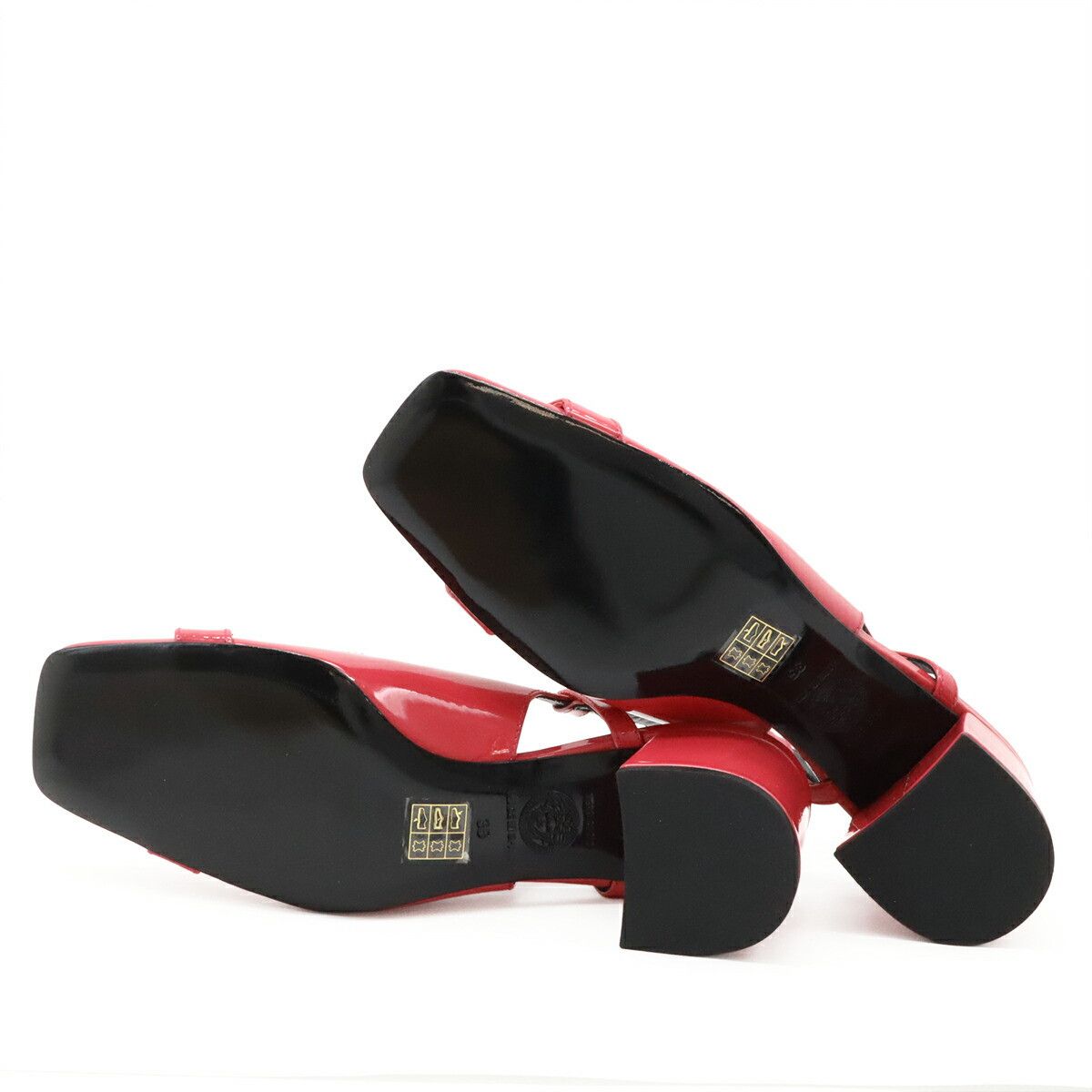 Versace Versace Versace Patent Leather Pumps Enamel Shoes DUTY FREE for USA Size ONE SIZE - 4 Thumbnail
