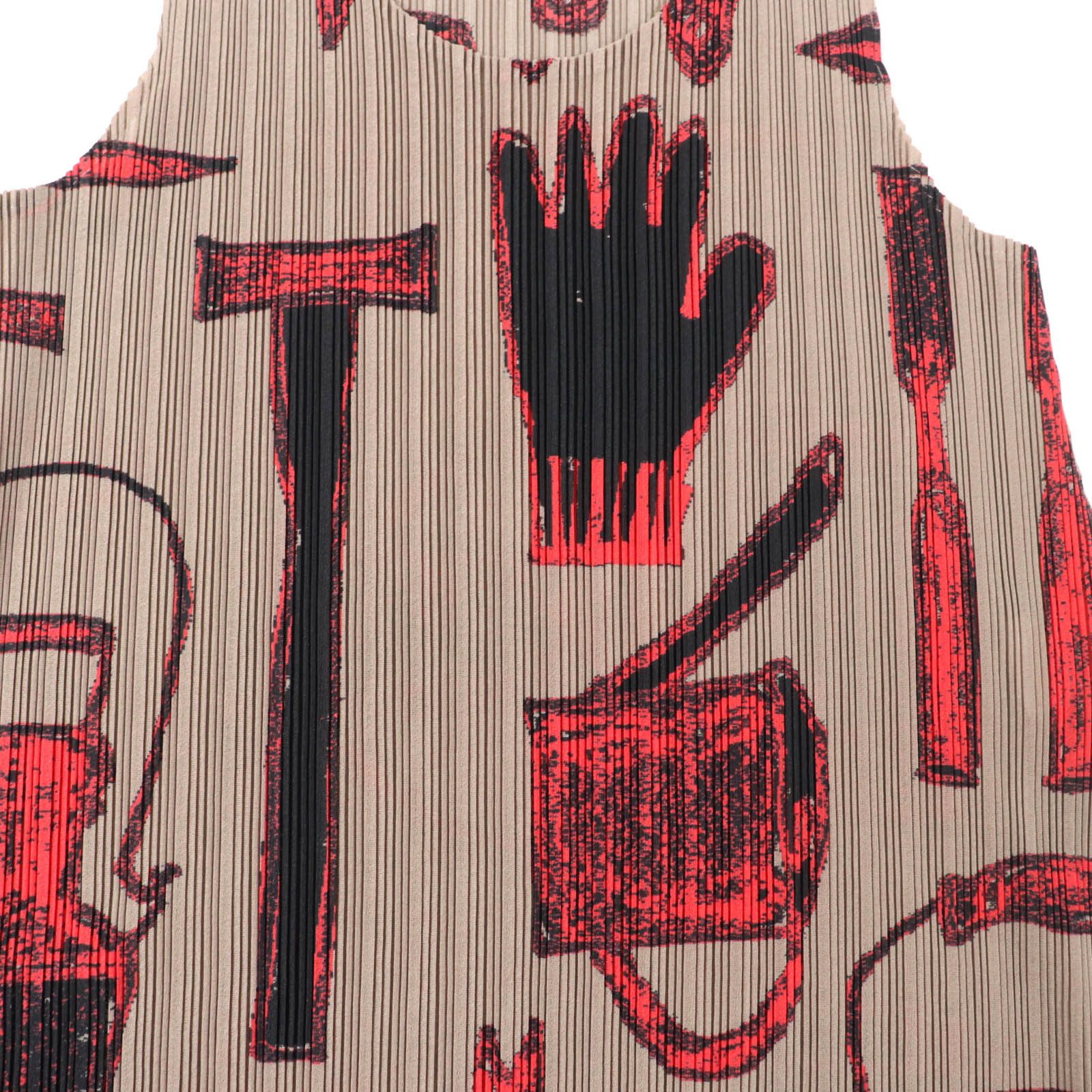 Issey Miyake Issey Miyake PLEATS PLEASE All-over print Polyester Dress Others Dresses PP43-FT323 DUTY FREE for USA Size ONE SIZE - 5 Thumbnail