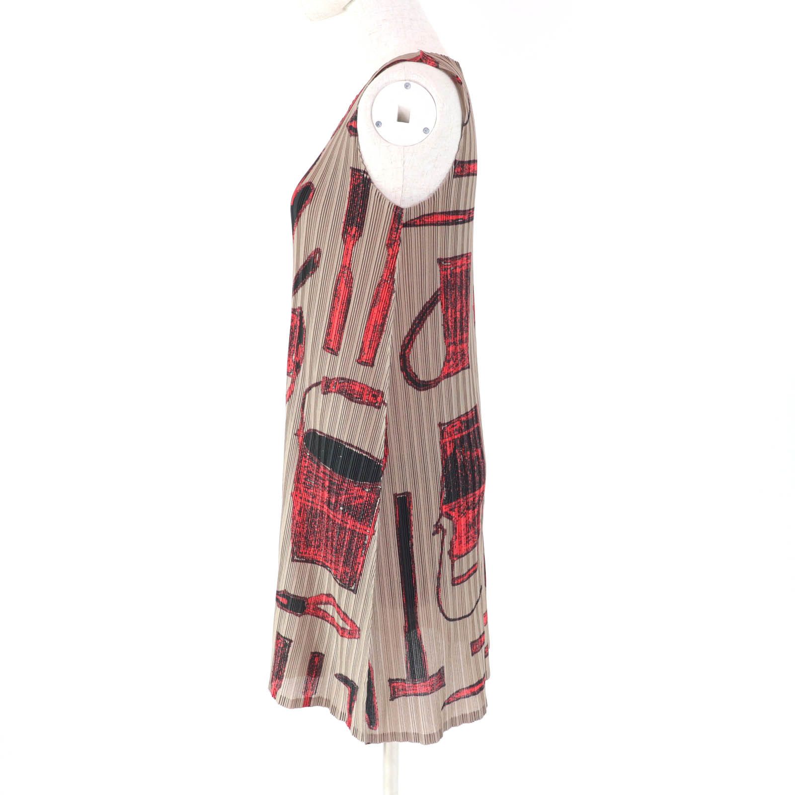 Issey Miyake Issey Miyake PLEATS PLEASE All-over print Polyester Dress Others Dresses PP43-FT323 DUTY FREE for USA Size ONE SIZE - 2 Thumbnail