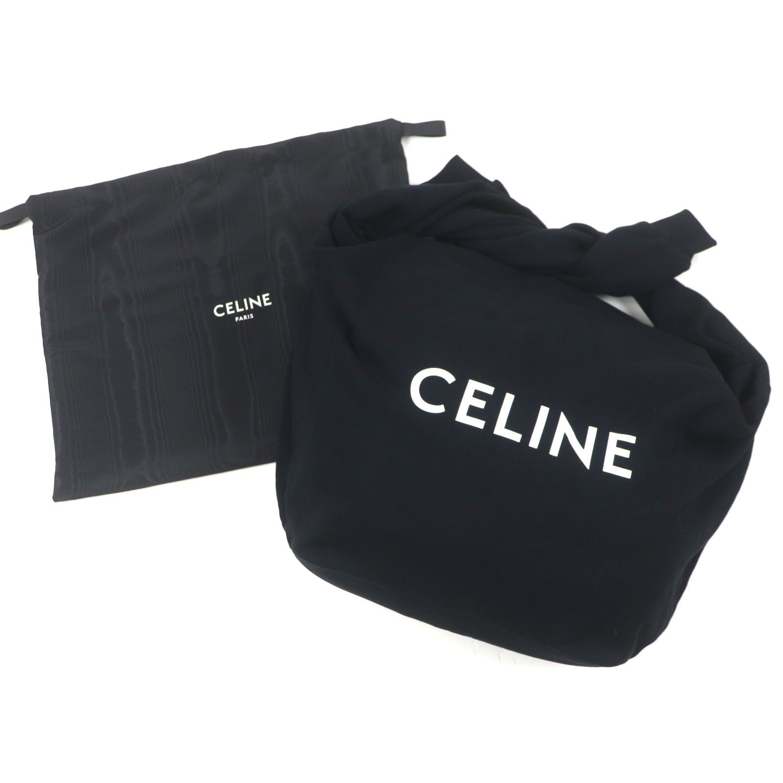 Celine Celine Celine SWEAT BAG Wool Shoulder Bag Natural Material Shoulder Bag DUTY FREE for USA Size ONE SIZE - 2 Thumbnail
