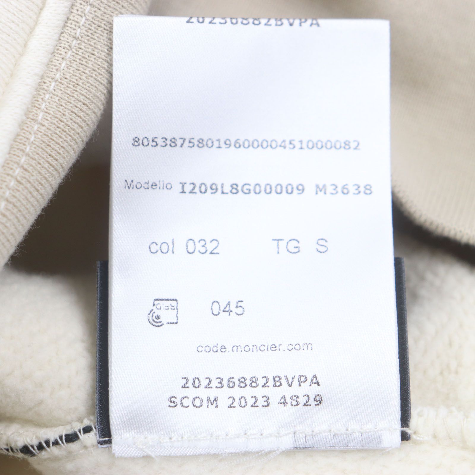 Moncler Moncler Moncler Genius 8×Palm Angels Hoodie Cotton Hoodie Cotton Sweatshirts & Hoodies DUTY FREE for USA Size ONE SIZE - 13 Thumbnail