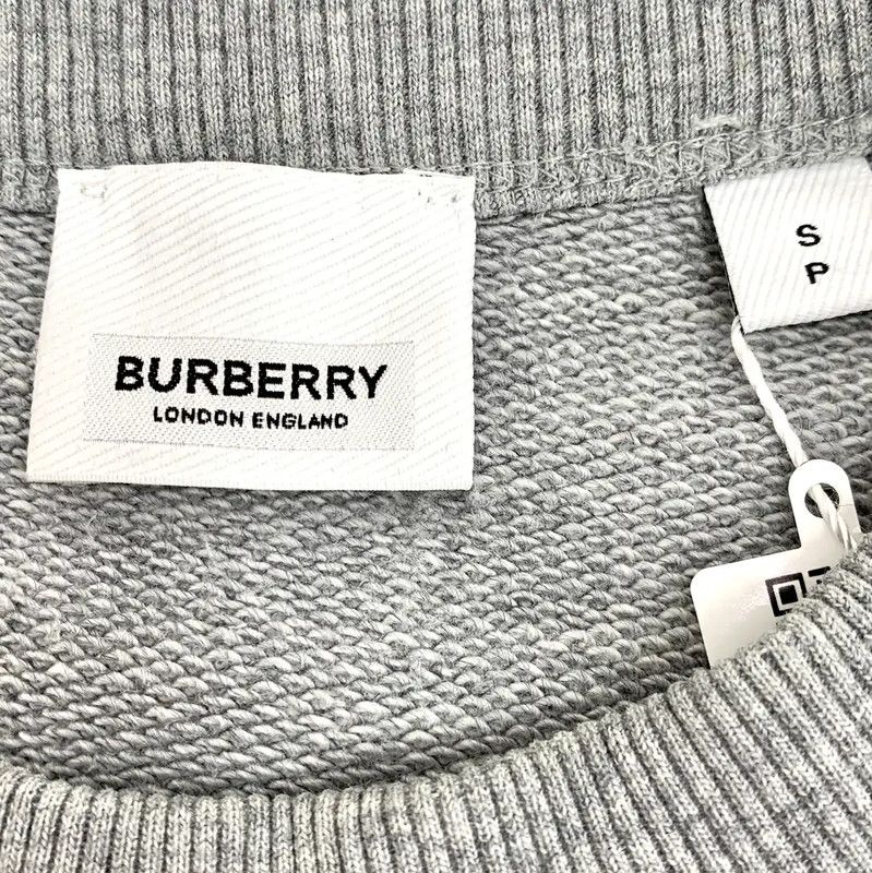 Burberry Burberry Gray Cotton Women’s Sweatshirt Size S / US 4 / IT 40 - 6 Thumbnail