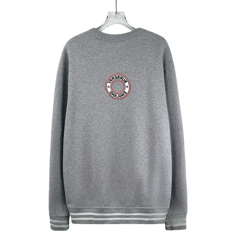 Burberry Burberry Gray Cotton Women’s Sweatshirt Size S / US 4 / IT 40 - 2 Thumbnail