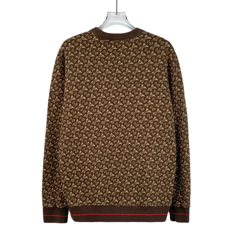 Burberry Burberry Brown Cotton Women's Sweatshirt Size XS / US 0-2 / IT 36-38 - 2 Thumbnail
