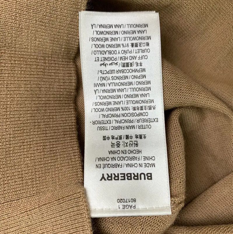Burberry Burberry Women's Brown Wool Knit Sweater Size S / US 4 / IT 40 - 6 Thumbnail