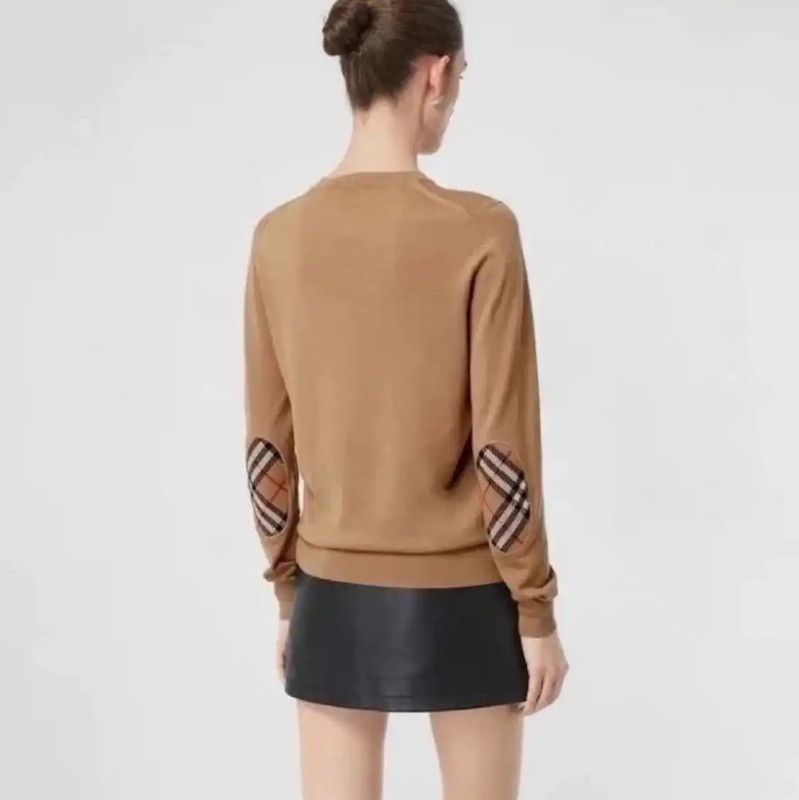 Burberry Burberry Women's Brown Wool Knit Sweater Size S / US 4 / IT 40 - 7 Thumbnail