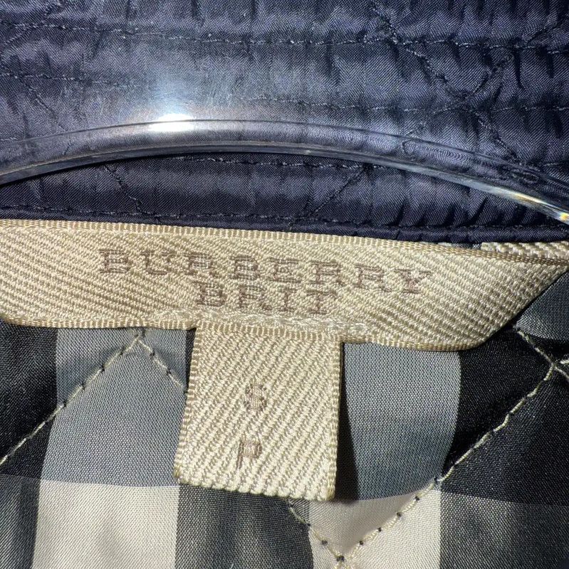Burberry Burberry Women's Navy Cotton Quilted Jacket Size S / US 4 / IT 40 - 3 Thumbnail