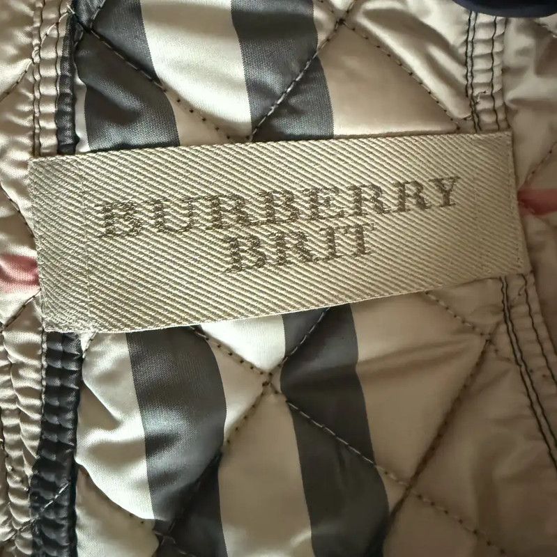 Burberry Burberry Women's Navy Cotton Quilted Jacket Size S / US 4 / IT 40 - 4 Thumbnail