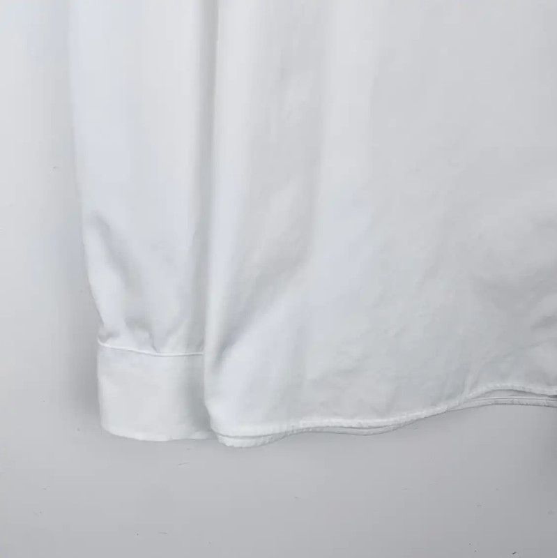 Burberry Burberry White Cotton Long Sleeve Shirt Size XL / US 12-14 / IT 48-50 - 4 Thumbnail