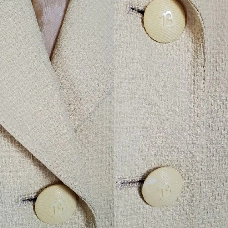 Burberry Burberry Yellow Wool Blend Short Sleeve Cardigan Size M / US 6-8 / IT 42-44 - 7 Thumbnail