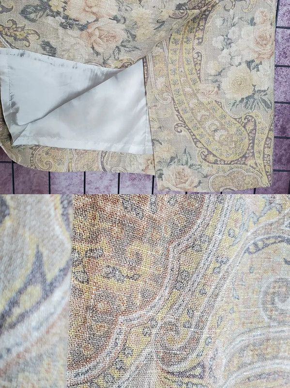 Burberry Burberry Floral Maxi Skirt in Coffee Brown Size 23" - 6 Thumbnail