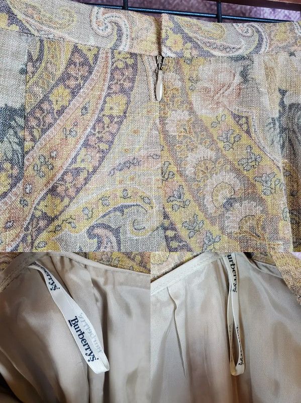 Burberry Burberry Floral Maxi Skirt in Coffee Brown Size 23" - 8 Thumbnail