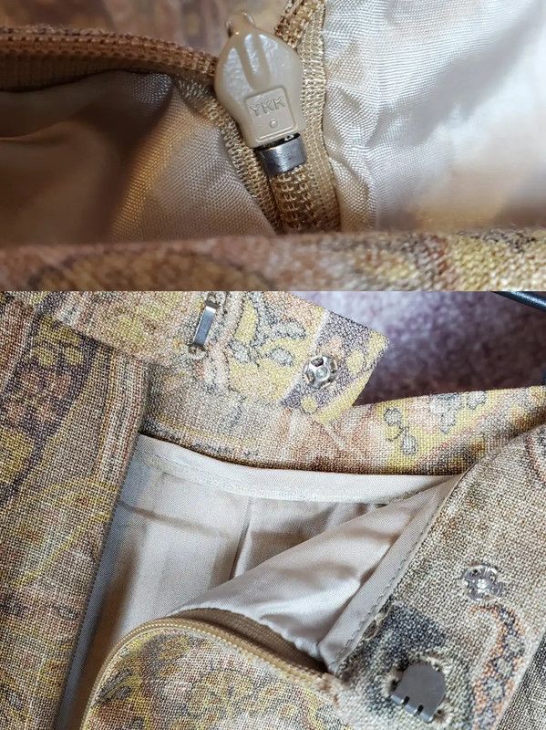 Burberry Burberry Floral Maxi Skirt in Coffee Brown Size 23" - 9 Thumbnail