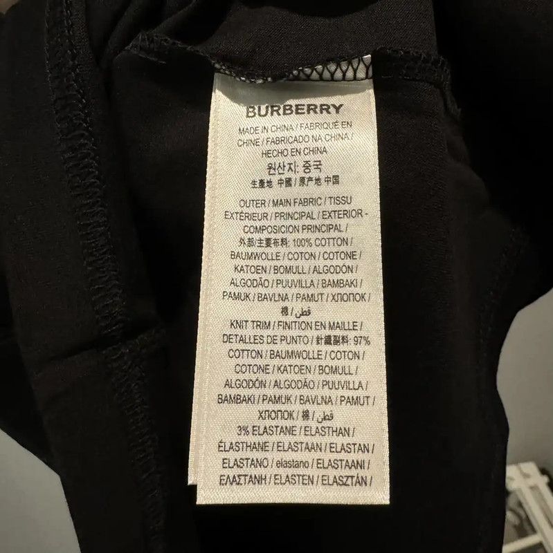 Burberry Burberry Black Cotton Women's T-Shirt Size XXS / US 00 / IT 34 - 5 Thumbnail