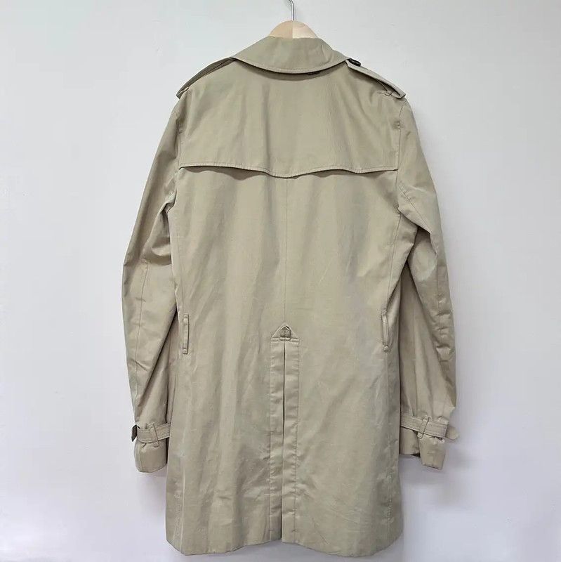 Burberry Burberry Classic Khaki Cotton Trench Coat Size L / US 10 / IT 46 - 2 Thumbnail