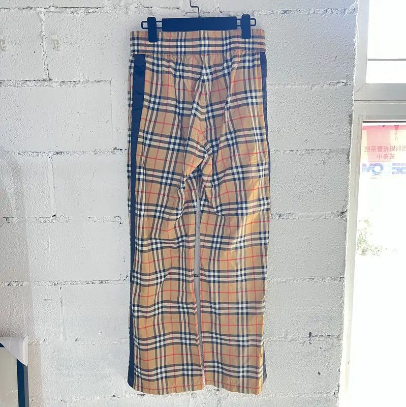 Burberry Burberry Khaki Check Cotton Casual Trousers Size 23" - 2 Thumbnail