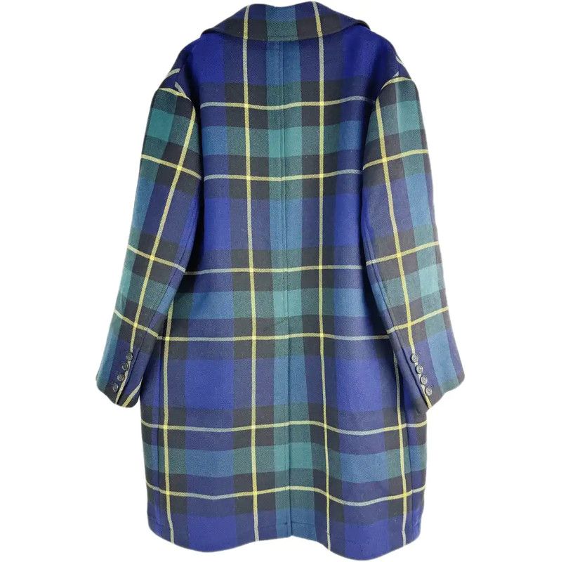 Burberry Burberry Blue Wool Women's Coat Size S Size S / US 4 / IT 40 - 2 Thumbnail