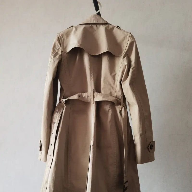 Burberry Burberry Women's Khaki Long Trench Coat Size M / US 6-8 / IT 42-44 - 6 Thumbnail