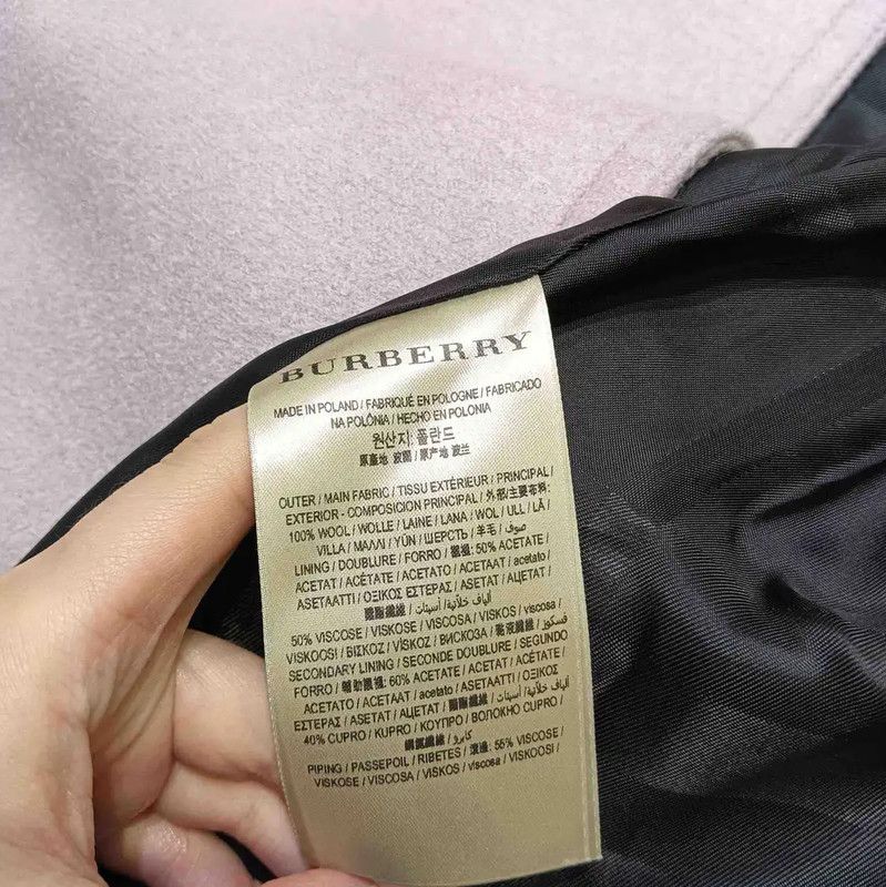 Burberry Burberry Women's Winter Light Purple Wool Coat Size S / US 4 / IT 40 - 7 Thumbnail