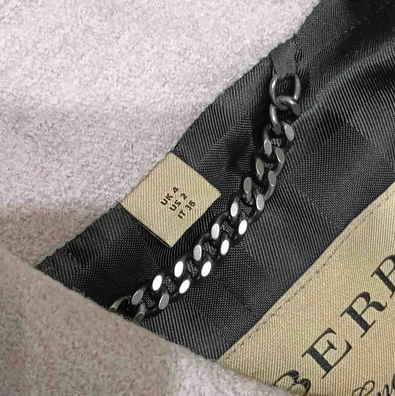 Burberry Burberry Women's Winter Light Purple Wool Coat Size S / US 4 / IT 40 - 9 Thumbnail