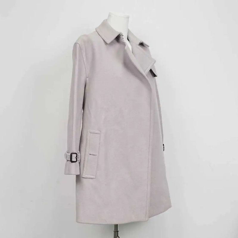 Burberry Burberry Women's Winter Light Purple Wool Coat Size S / US 4 / IT 40 - 3 Thumbnail