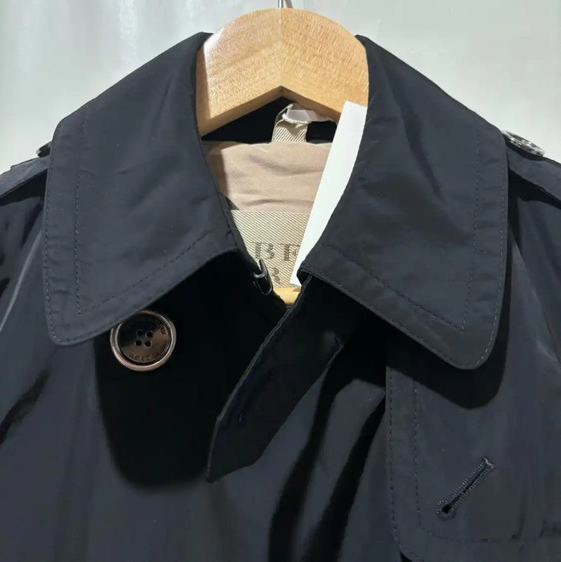 Burberry Burberry Women's Black Trench Coat for Spring Size XXS / US 00 / IT 34 - 2 Thumbnail