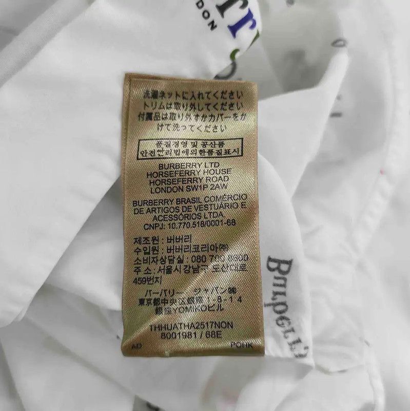 Burberry Burberry White Cotton Sport Shirt for Women Size XS / US 0-2 / IT 36-38 - 4 Thumbnail