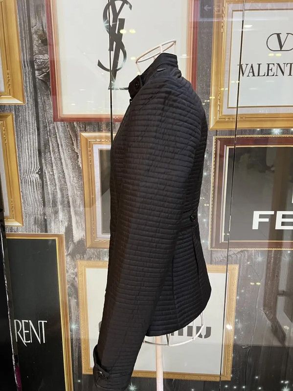 Burberry Burberry Black Striped Women's Winter Jacket Size XS / US 0-2 / IT 36-38 - 3 Thumbnail
