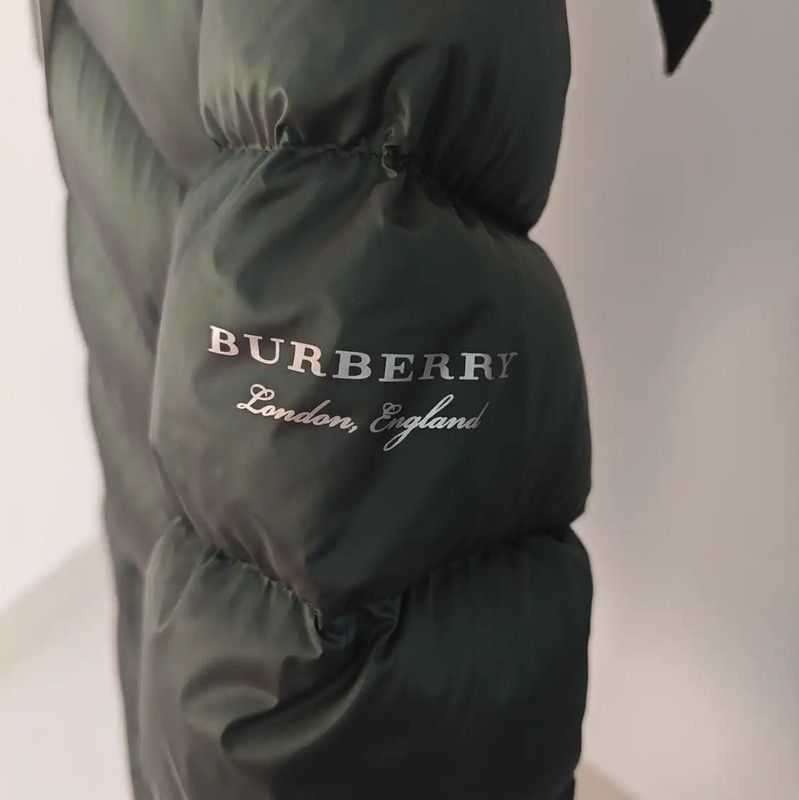 Burberry Burberry Women's Green Nylon Down Jacket Size XS / US 0-2 / IT 36-38 - 3 Thumbnail