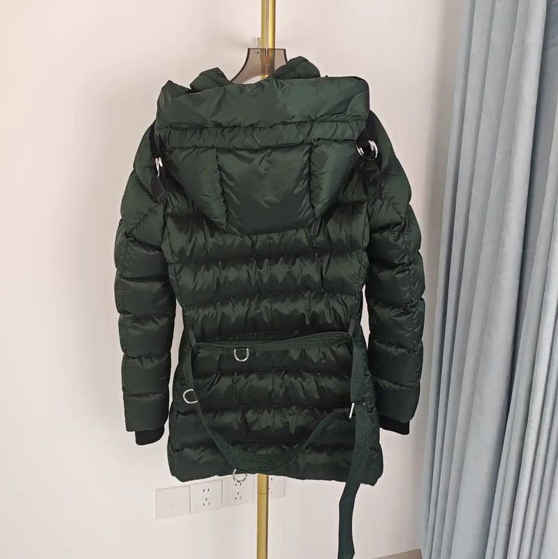 Burberry Burberry Women's Green Nylon Down Jacket Size XS / US 0-2 / IT 36-38 - 6 Thumbnail