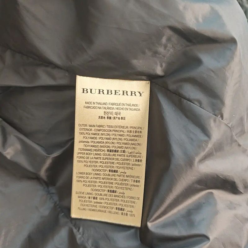 Burberry Burberry Women's Green Nylon Down Jacket Size XS / US 0-2 / IT 36-38 - 5 Thumbnail