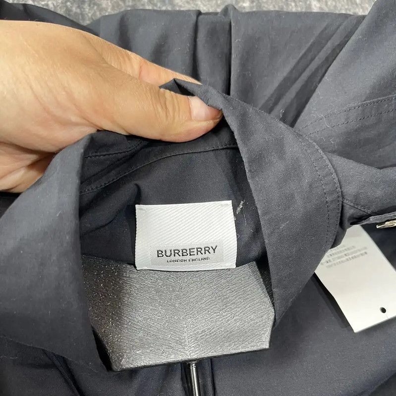 Burberry Burberry Black Cotton Long Sleeve Dress XS Size XS / US 0-2 / IT 36-38 - 6 Thumbnail