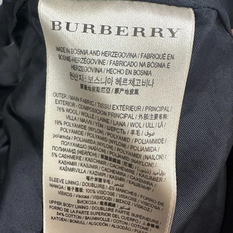 Burberry Burberry Women's Black Wool Coat M Size Size M / US 6-8 / IT 42-44 - 5 Thumbnail
