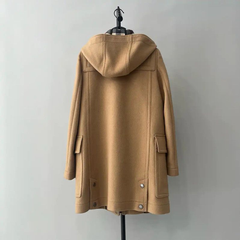 Burberry Burberry Beige Wool Women's Coat Size XS / US 0-2 / IT 36-38 - 2 Thumbnail