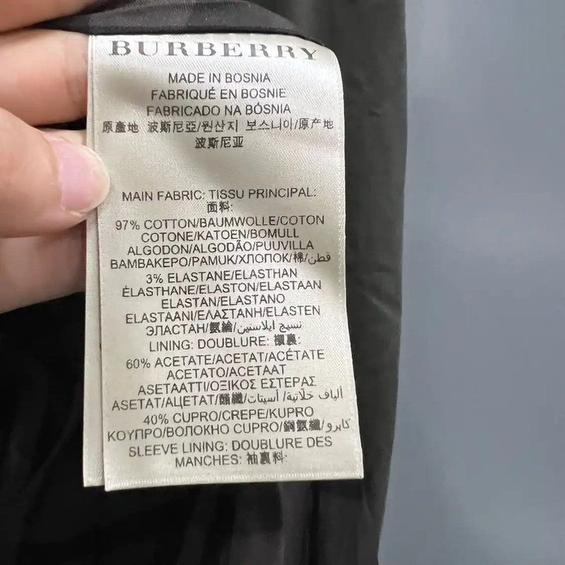 Burberry Burberry Long Green Cotton Coat for Women Size ONE SIZE - 3 Thumbnail
