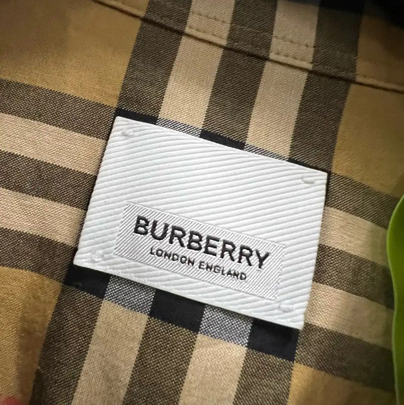 Burberry Burberry Long Sleeve Khaki Dress for Women Size ONE SIZE - 2 Thumbnail