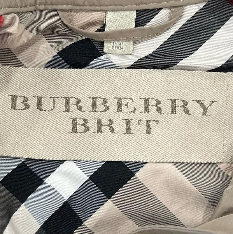 Burberry Burberry Khaki Cotton Mid-Length Trench Coat Size S / US 4 / IT 40 - 5 Thumbnail