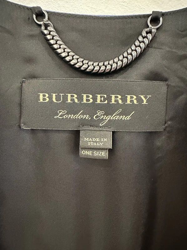 Burberry Burberry Women's Blue Jacket with Ruffles Size ONE SIZE - 5 Thumbnail