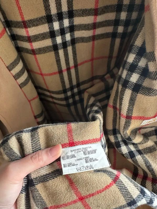 Burberry Burberry Beige Wool Long Coat for Women Size M / US 6-8 / IT 42-44 - 8 Thumbnail