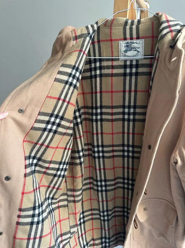 Burberry Burberry Beige Wool Long Coat for Women Size M / US 6-8 / IT 42-44 - 4 Thumbnail