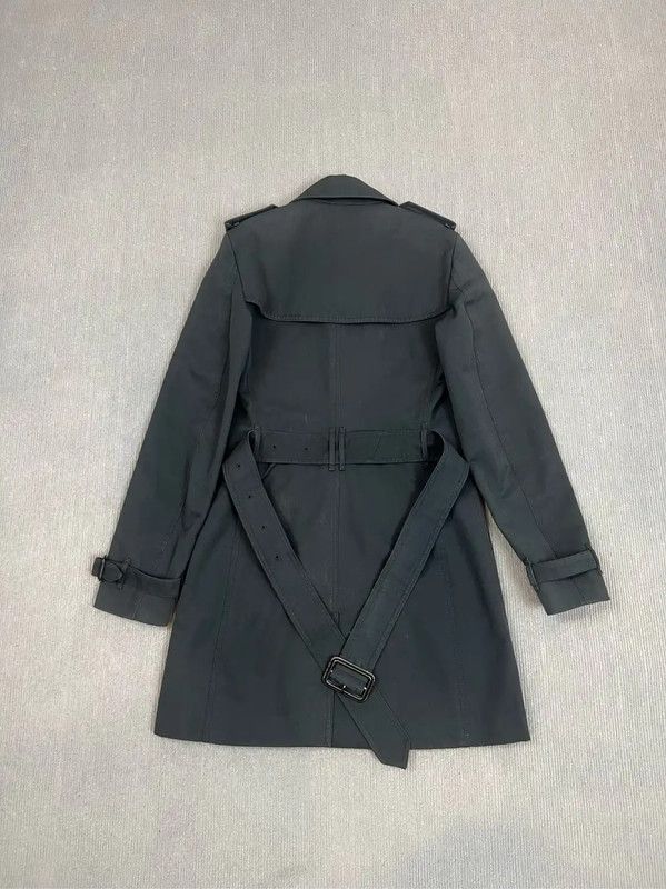 Burberry Women's Black Polyester Trench Coat