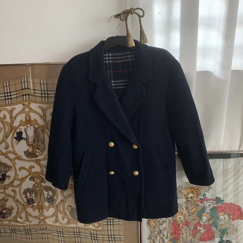 Burberry Burberry Women's Black Wool Coat Size M / US 6-8 / IT 42-44 - 5 Thumbnail