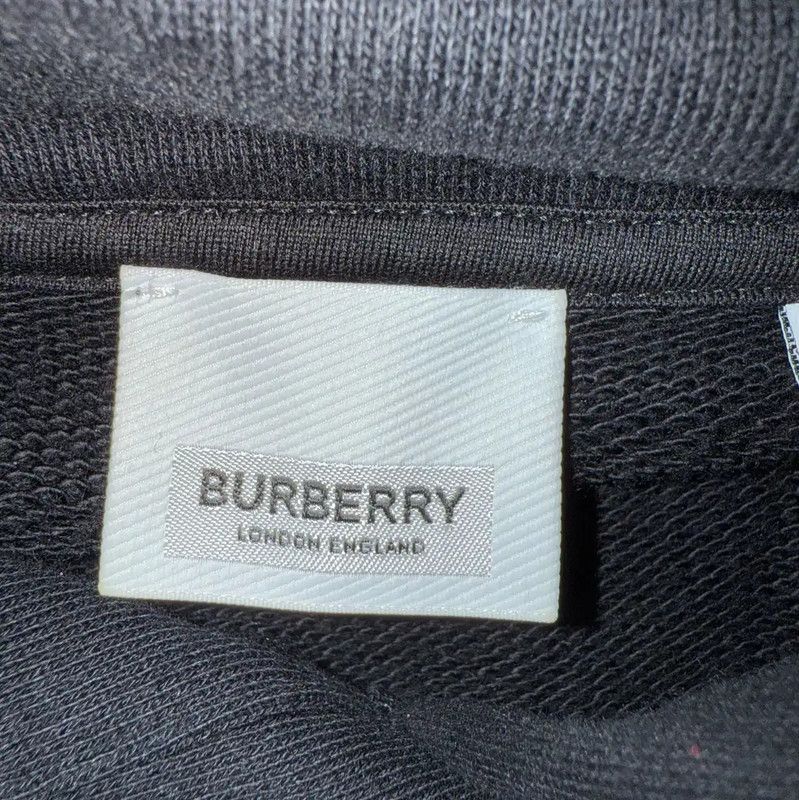 Burberry Burberry Black Cotton Sweatshirt for Women Size S / US 4 / IT 40 - 5 Thumbnail