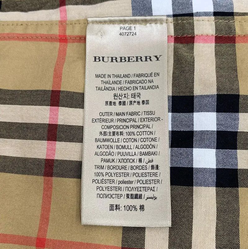 Burberry Burberry Brown Women's Checkered Shirt Size S / US 4 / IT 40 - 6 Thumbnail
