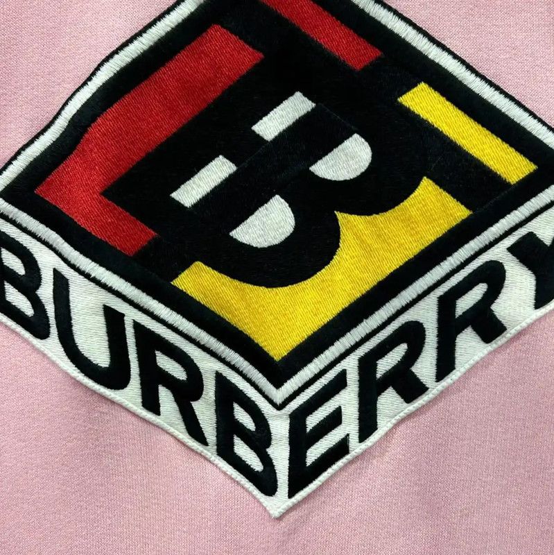 Burberry Burberry Pink Cotton Women's Hoodie Size XL / US 12-14 / IT 48-50 - 6 Thumbnail