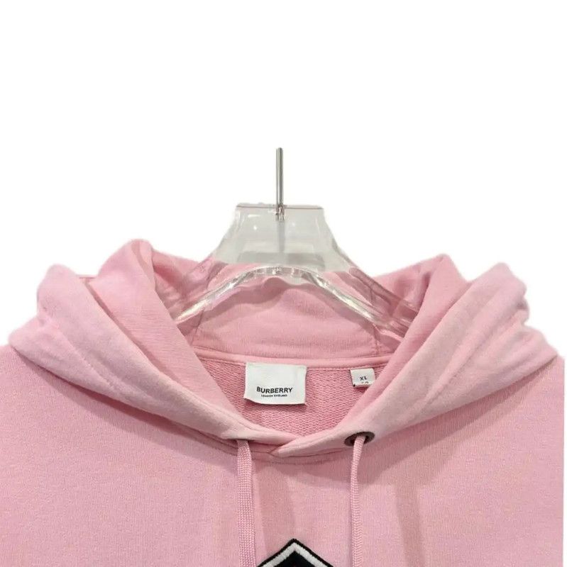 Burberry Burberry Pink Cotton Women's Hoodie Size XL / US 12-14 / IT 48-50 - 3 Thumbnail