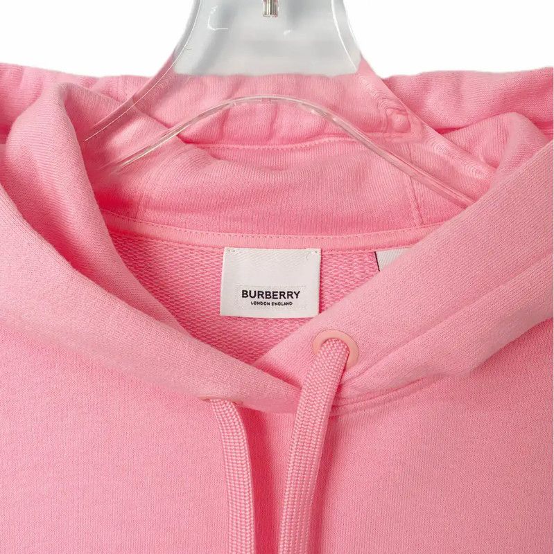 Burberry Burberry Pink Cotton Women's Hoodie Size S / US 4 / IT 40 - 3 Thumbnail