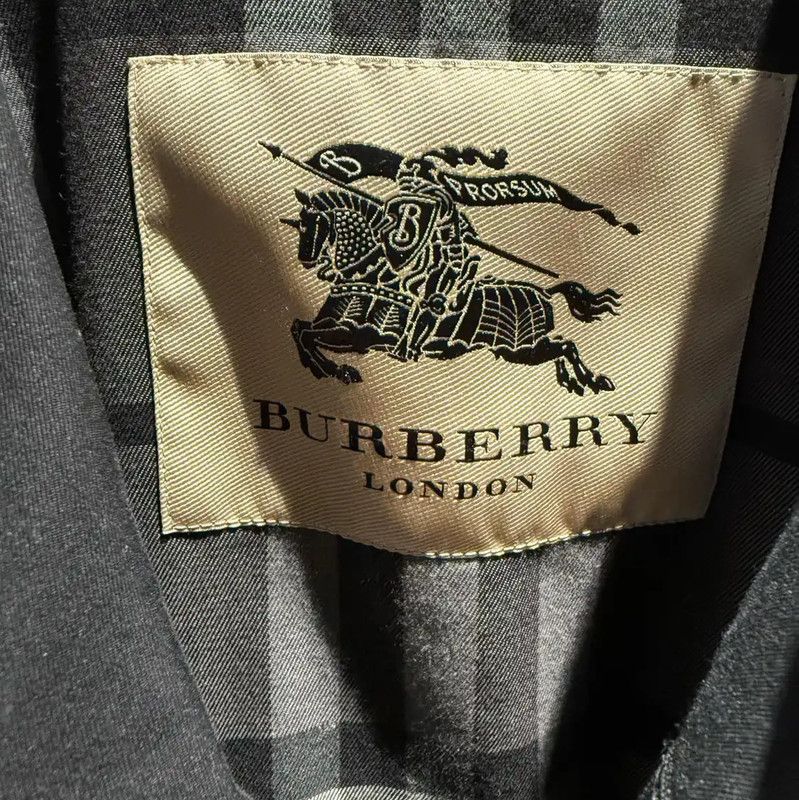 Burberry Burberry Black Cotton Women's Trench Coat Size ONE SIZE - 3 Thumbnail